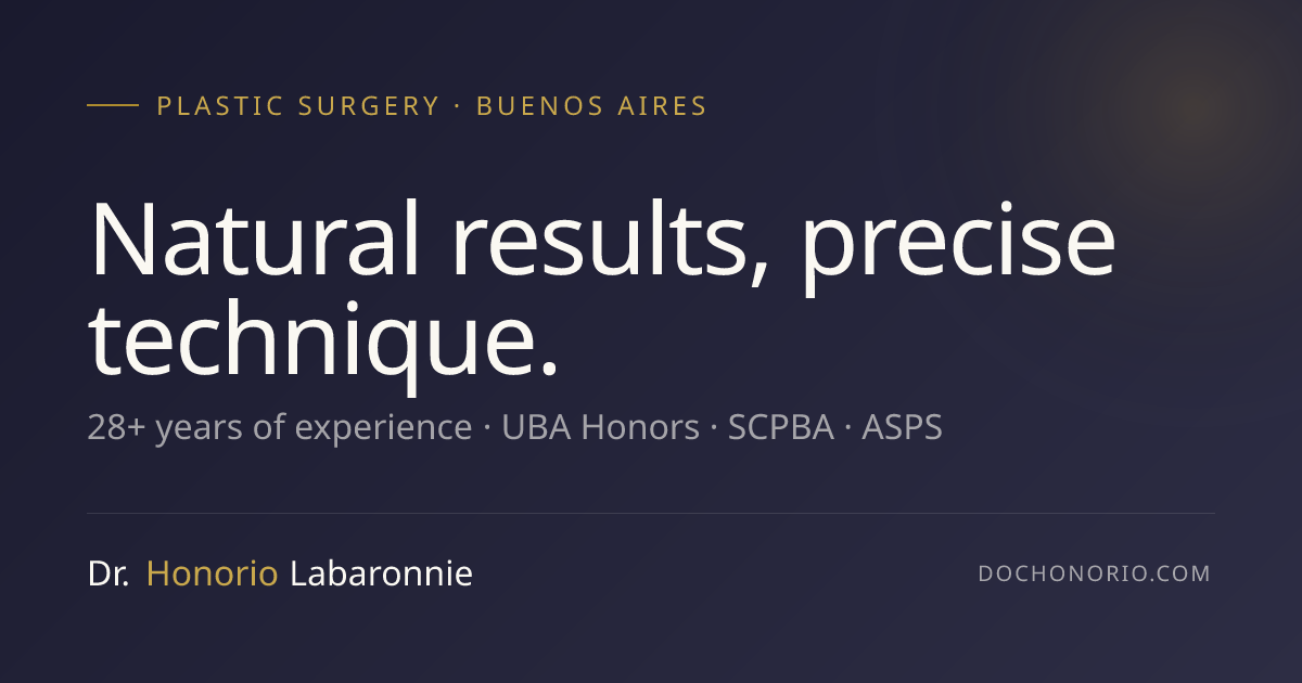 Dr. Honorio Labaronnie | Plastic Surgeon in Buenos Aires